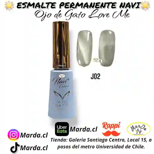 Esmalte Permanente Navi Love Me Ojo De Gato J02