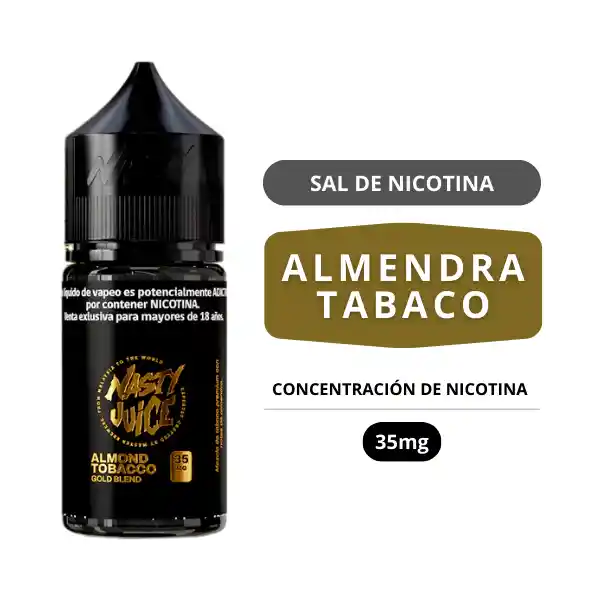 Gold Blend Salt 30ml - Almond Tabacco