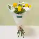 Rosas Amarillas & Pompón