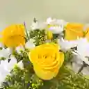 Rosas Amarillas & Pompón