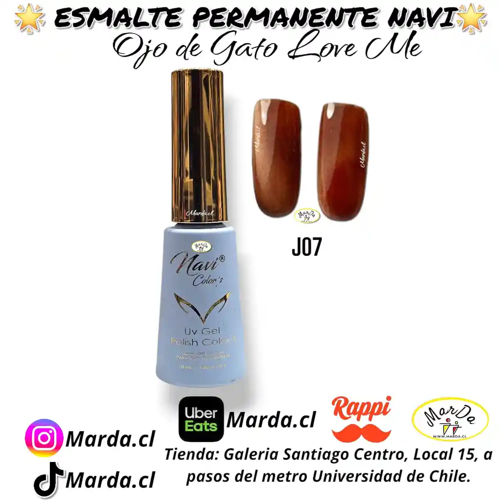 Esmalte Permanente Navi Love Me Ojo De Gato J07