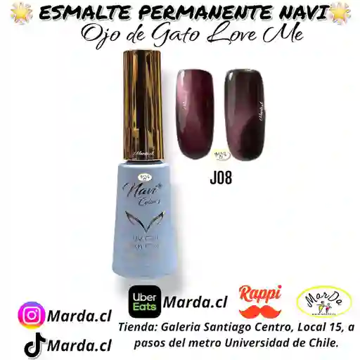 Esmalte Permanente Navi Love Me Ojo De Gato J08
