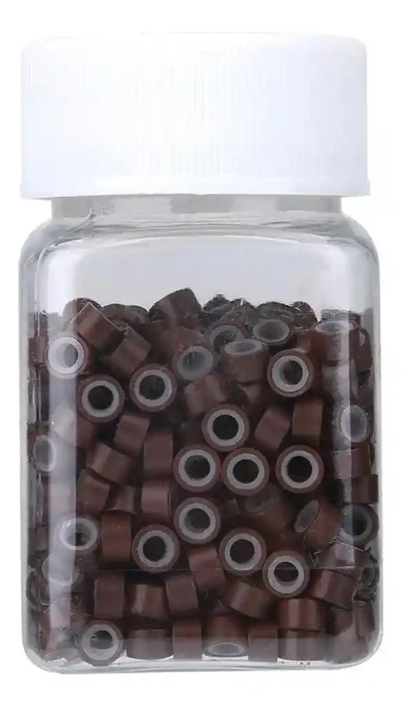 Microring Para Extensión De Cabello 400pcs Color Cafe
