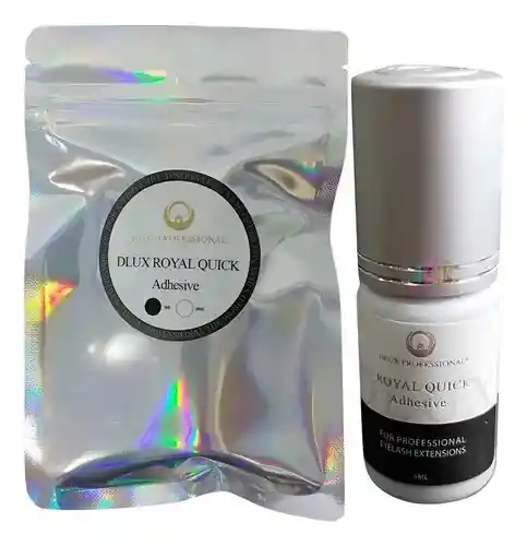Dlux Royal Quick Adhesive Para Extensiones De Pestañas 5 Ml