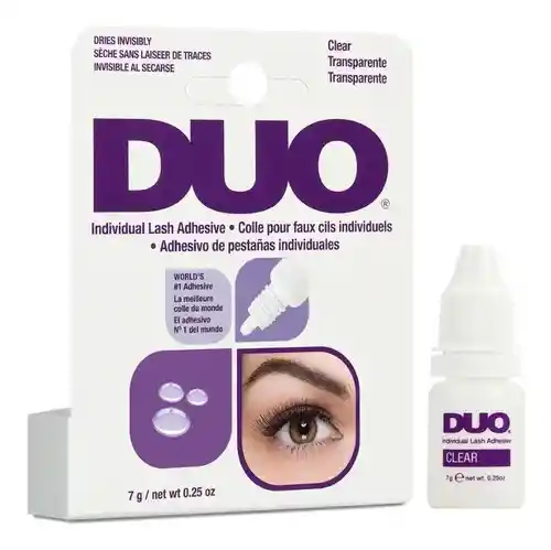 Duo Adhesivo Transparente Para Pestañas Individuales – 7 G