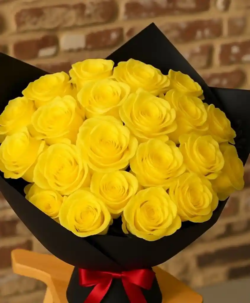 Bouquet De 24 Rosas Amarillas