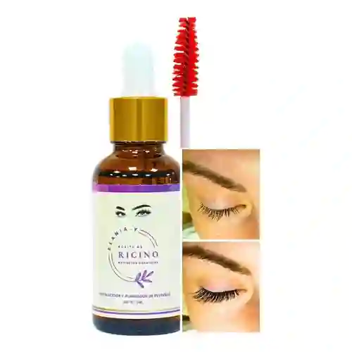 Alargador De Pestañas Con Aceite De Ricino - Reania Y Color Blanco Largo 120 Mm