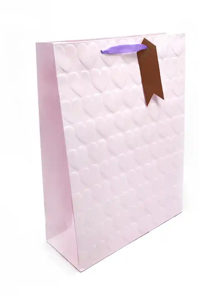 Bolsa Grande De Regalo 3d Corazon