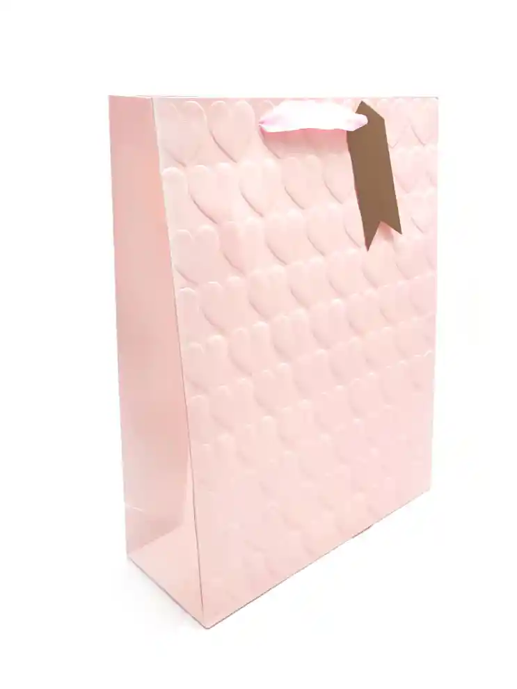 Bolsa Grande De Regalo 3d Corazon