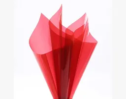 Pliego De Papel Celofan Rojo