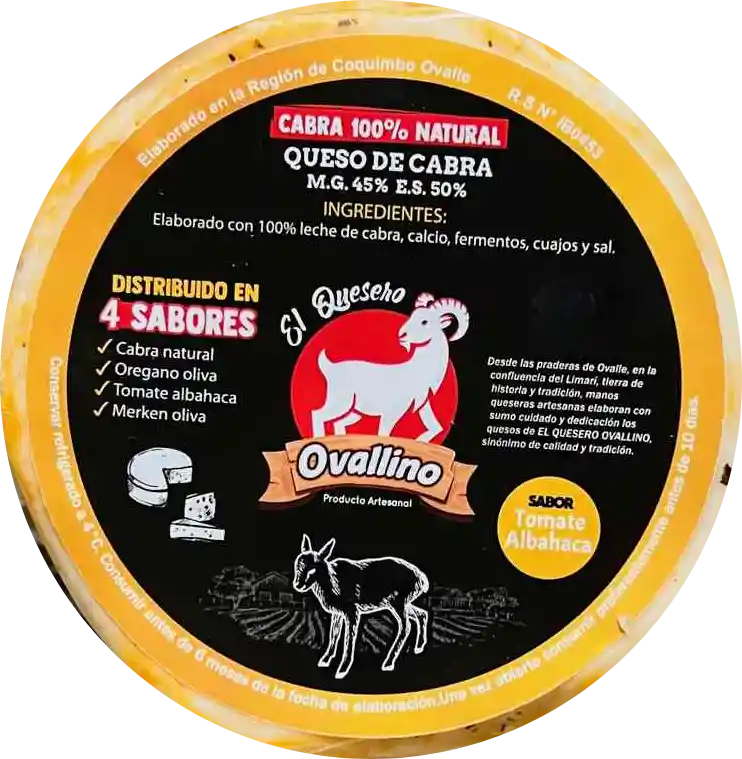 Queso De Cabra Tomate Albahaca