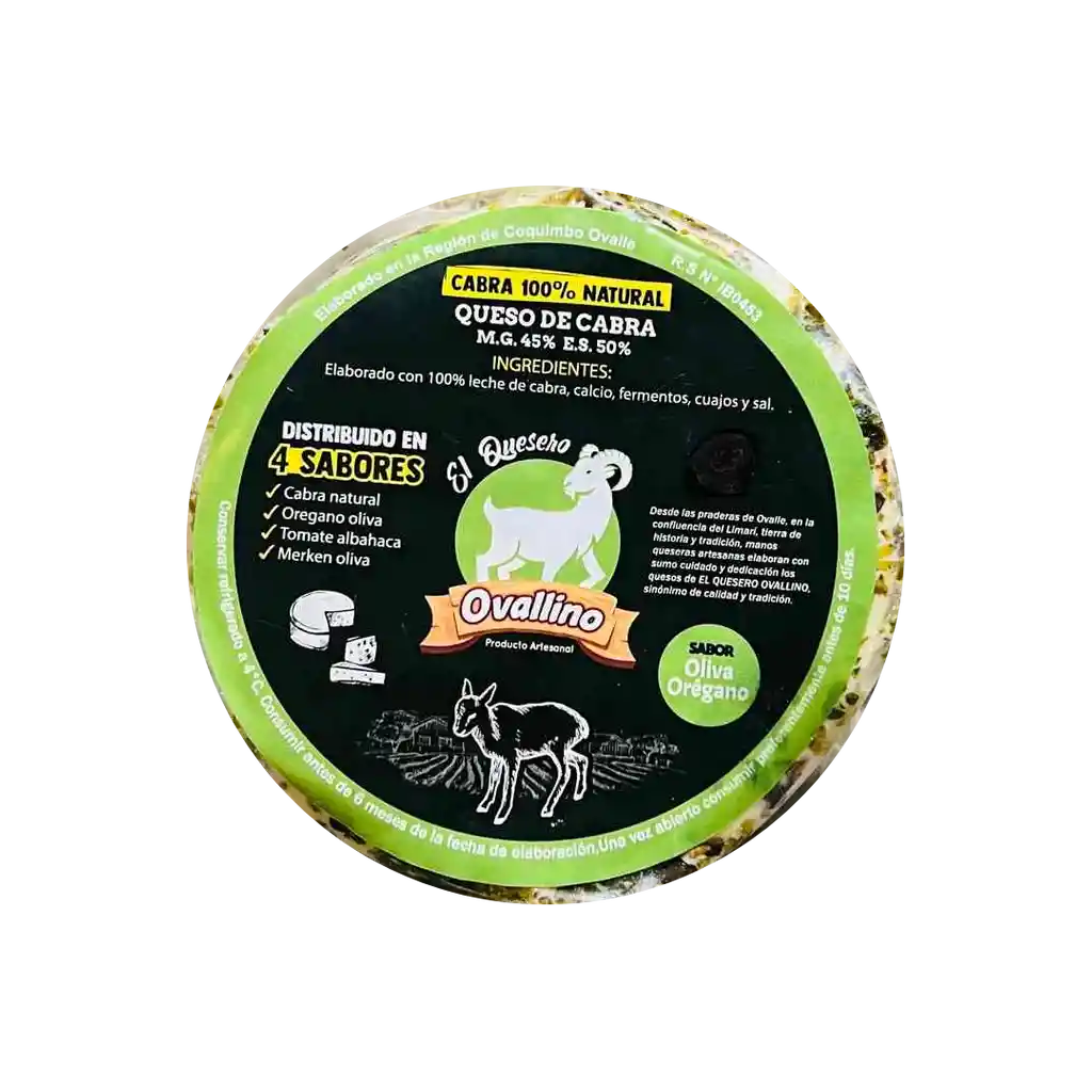 Queso De Cabra Con Oregano Y Oliva