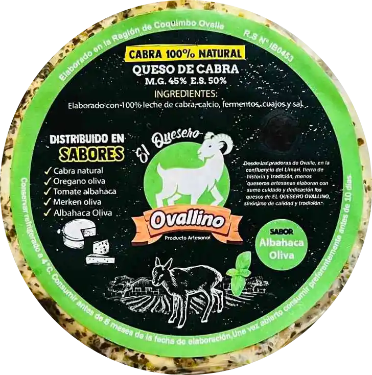 Queso De Cabra Con Albaha Y Oliva