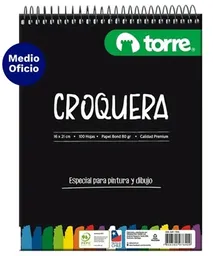 Croquera 16x21 100h 80 Gr. Torre