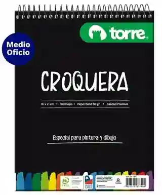 Croquera 16x21 100h 80 Gr. Torre
