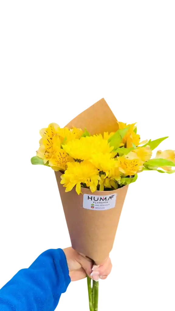 3 Varas De Flores Amarillas