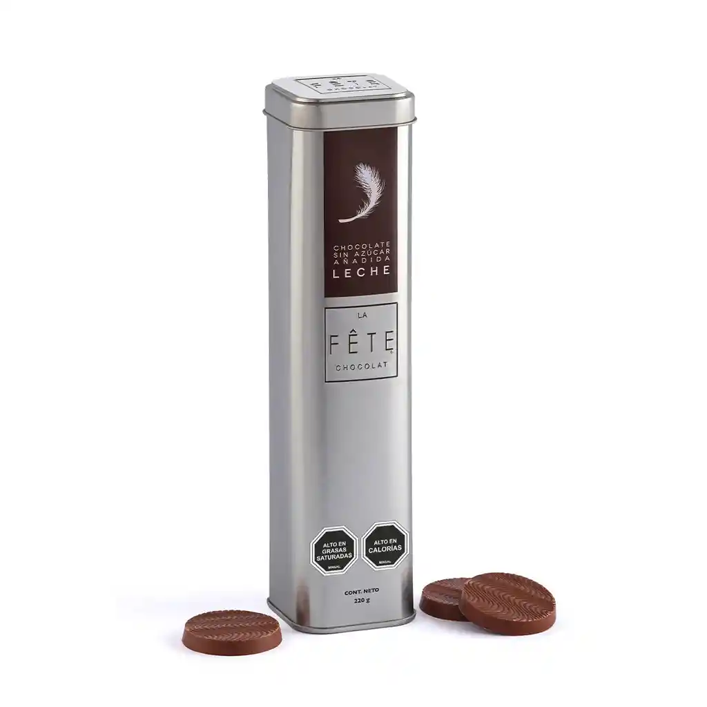 Tubo Chocolate Leche Sin Azúcar Añadida 220 G