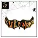 " Globo Halloween Murciélago Metálico - Decoración Fiesta - Regalos Chic"