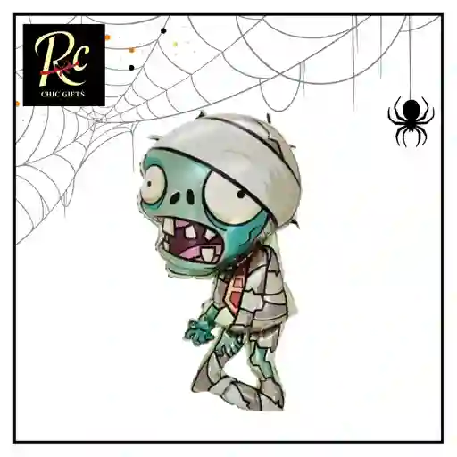 "globo Metálico De Zombie Momia Para Halloween | Regalos Chic "