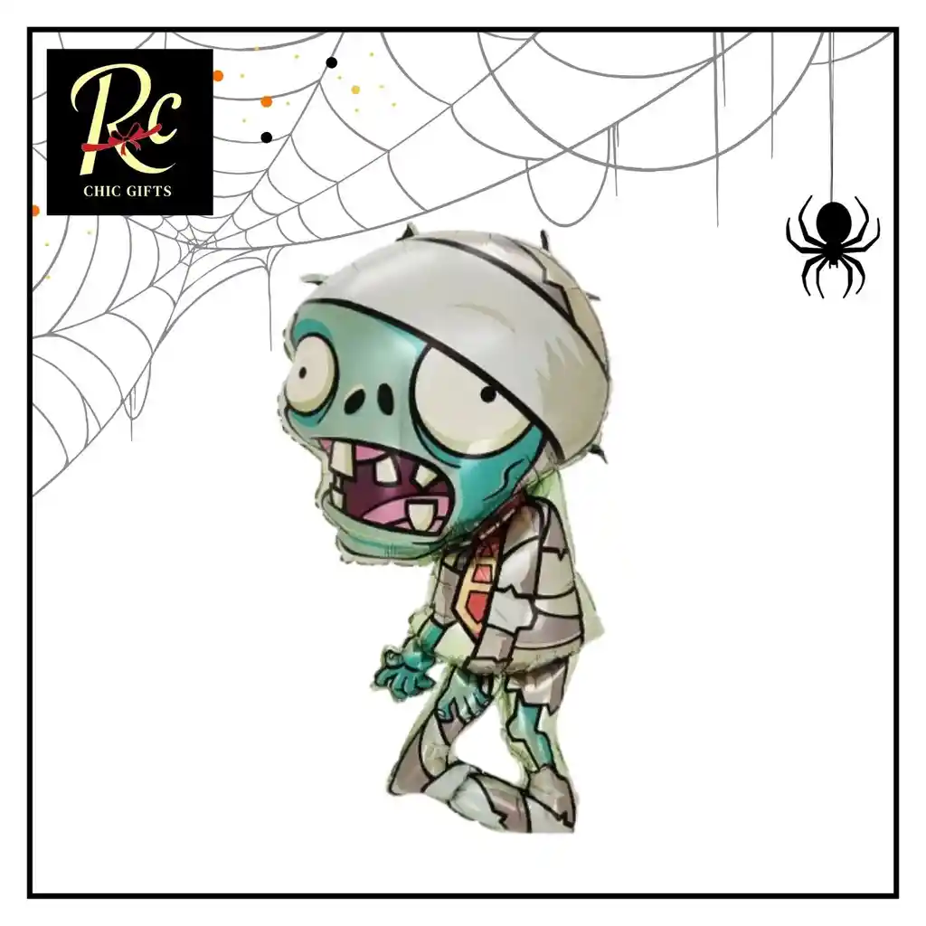 "globo Metálico De Zombie Momia Para Halloween | Regalos Chic "
