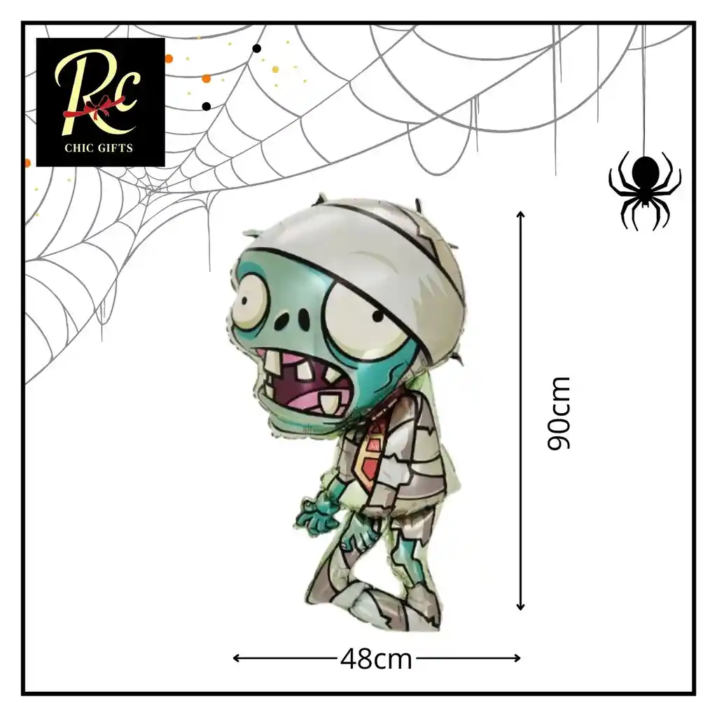 "globo Metálico De Zombie Momia Para Halloween | Regalos Chic "