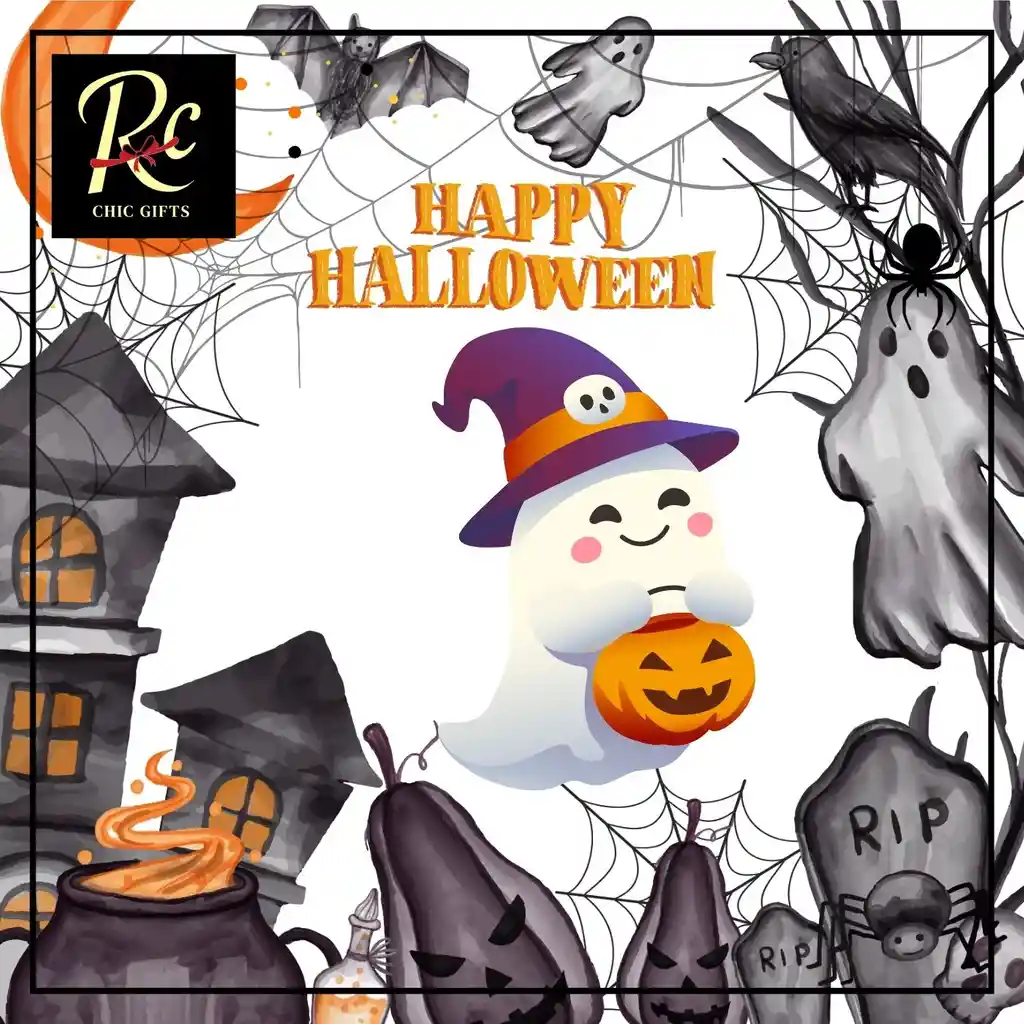 Globo Fantasma Halloween - Decoración Fiesta Terror - Regalos Chic