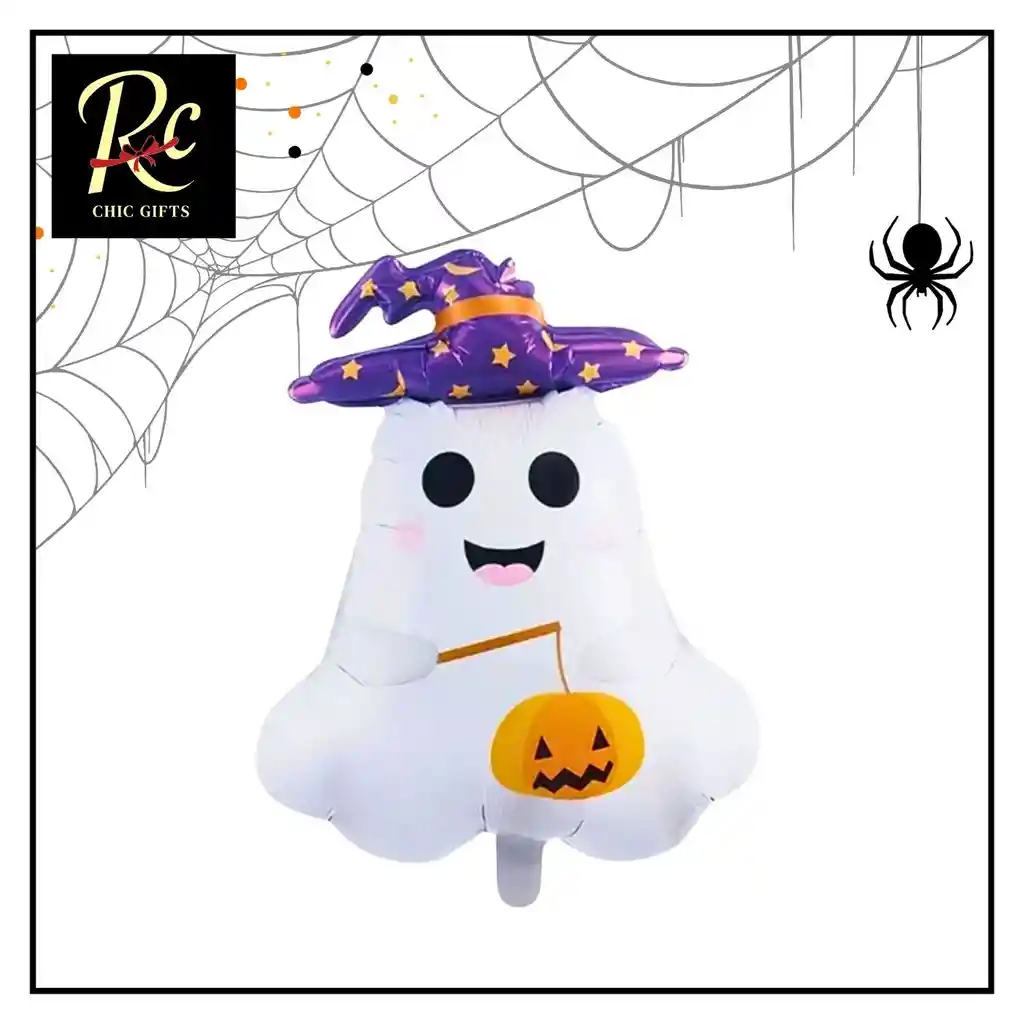 Globo Fantasma Halloween - Decoración Fiesta Terror - Regalos Chic