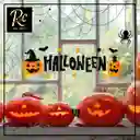 Sticker Halloween Calabaza - Adhesivo Para Ventanas Y Paredes - Regalos Chic