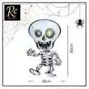 Globo Esqueleto Articulado - Decoración Halloween Metálico - Regalos Chic