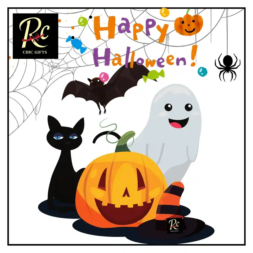 Globo Calabaza Bebé Bruja - Decoración Halloween Gigante - Regalos Chic