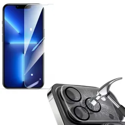 Laminas De Vidrios 5d Para Pantalla Y Camara Para Iphone 17