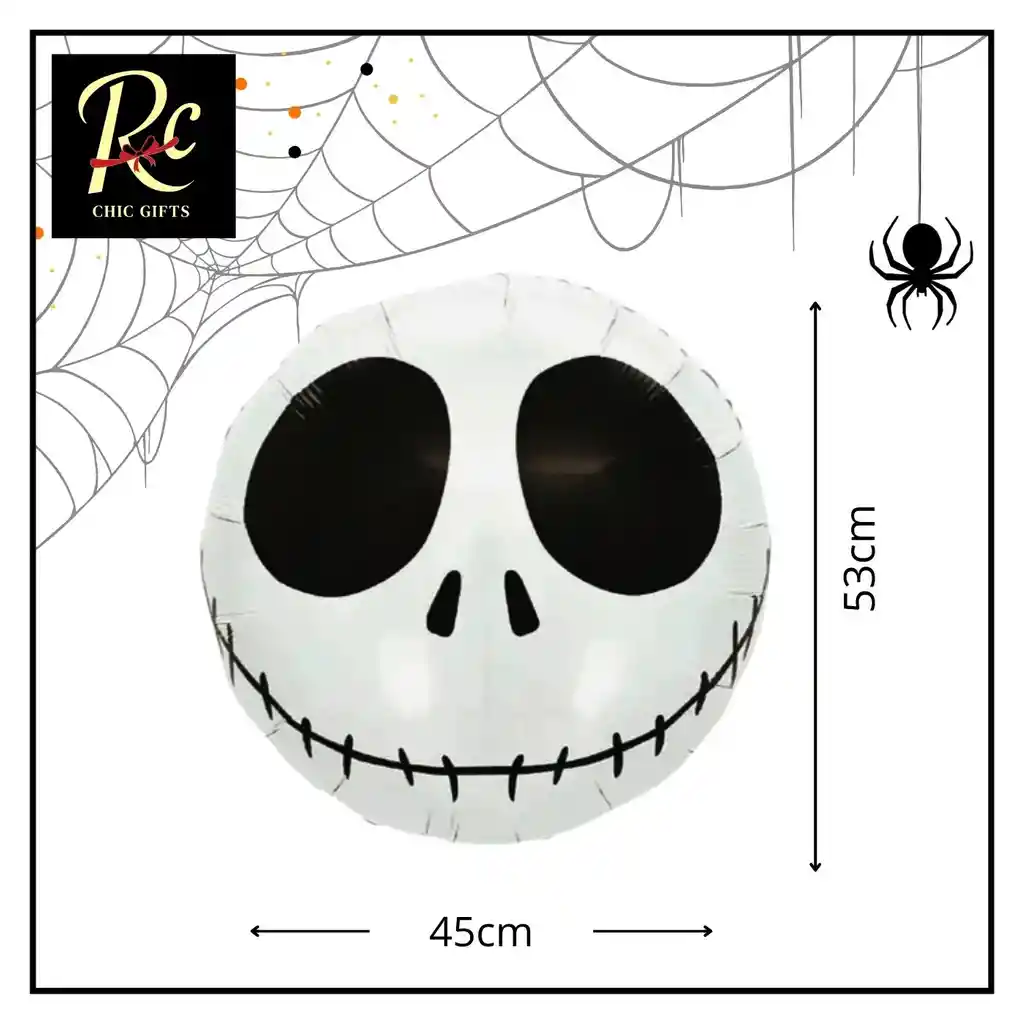 Globo Jack Skellington - Decoración Halloween - Regalos Chic