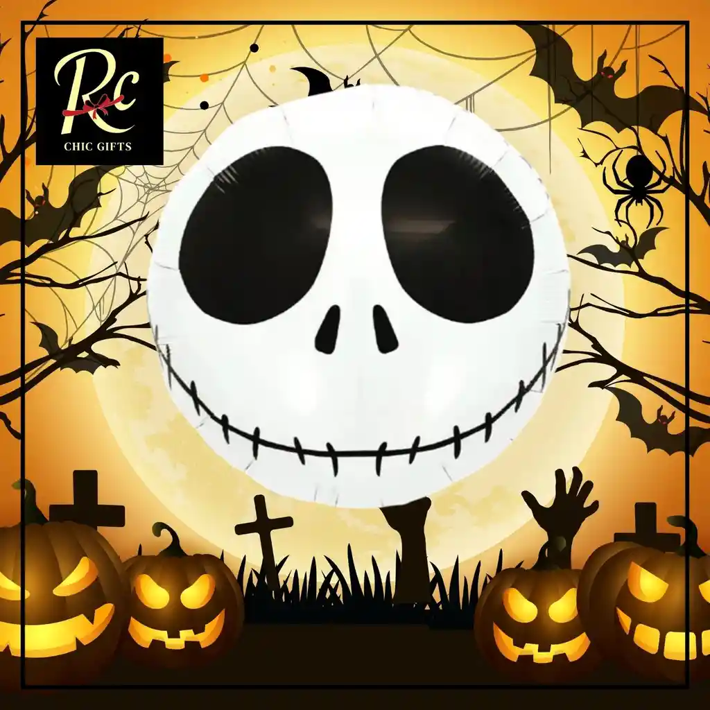 Globo Jack Skellington - Decoración Halloween - Regalos Chic