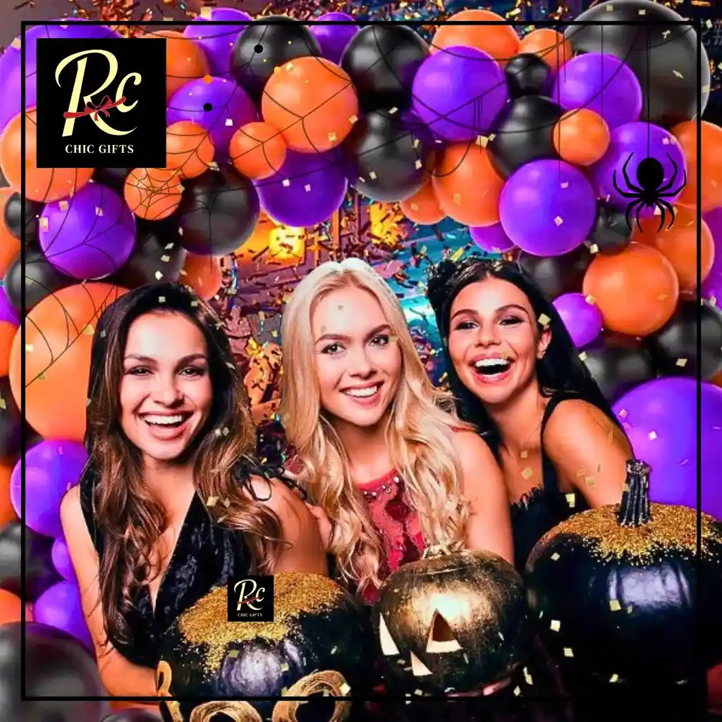 Globos De Látex 9" Halloween - Pack 48 Unidades - Regalos Chic