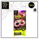 Máscara Catrina Fluor - Brilla En La Oscuridad Para Fiesta - Regalos Chic