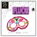 Máscara Catrina Fluor - Brilla En La Oscuridad Para Fiesta - Regalos Chic