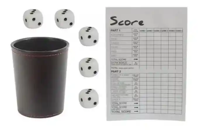 Juego De Mesa Vaso + Dados - Diversion