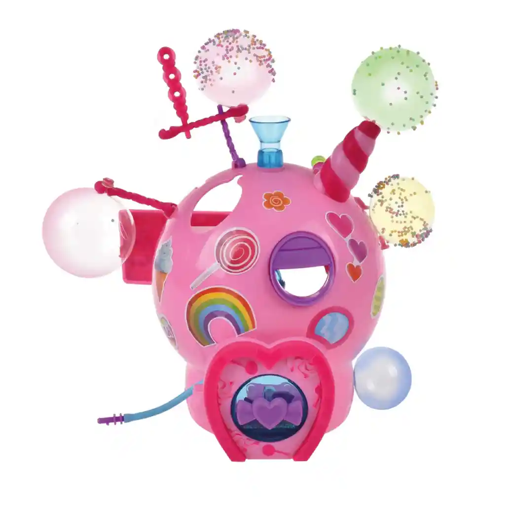 Play Set Bubiloons Mila Bubi Lab Máquina De Burbujas Color Rosa