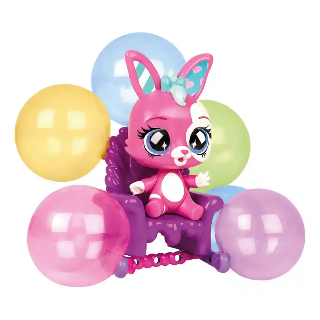 Play Set Bubiloons Mila Bubi Lab Máquina De Burbujas Color Rosa