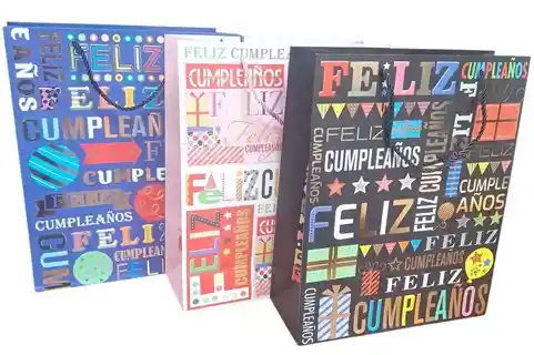 Bolsa Regalo Con Diseño 26x32x10