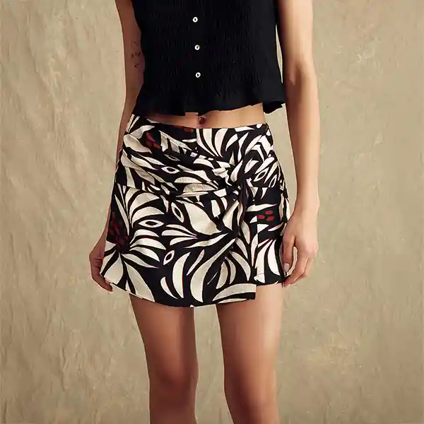 Falda Short Paradiso 42 Negro