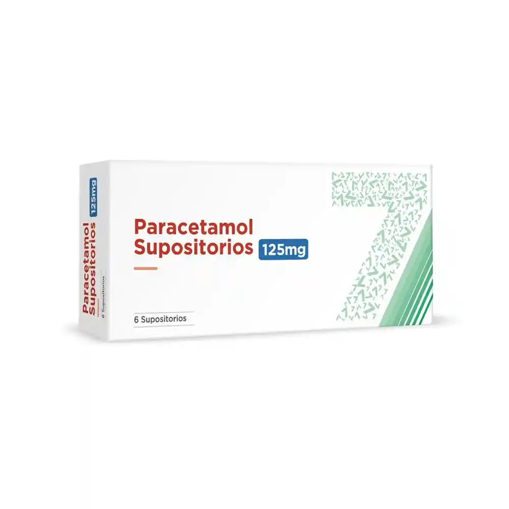 Paracetamol Supositorios 125 Mg X 6 Sup.