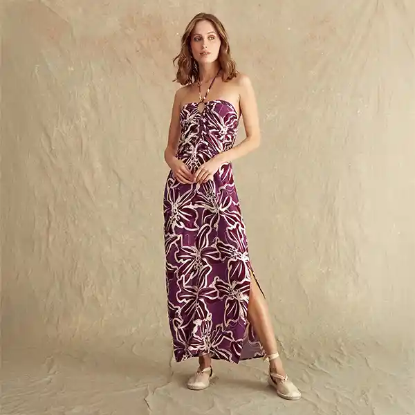 Vestido Paradiso Mykonos Xl Morado