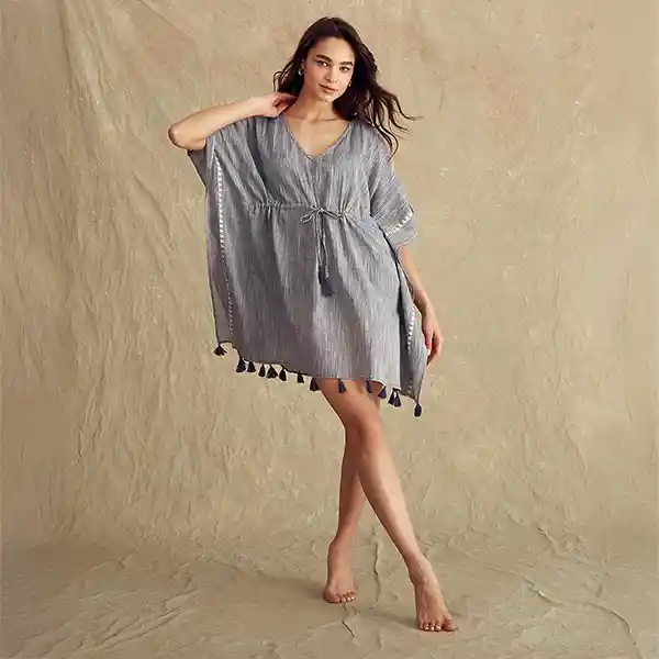 Salida De Baño Paradiso Ajustable Talla Única Azul