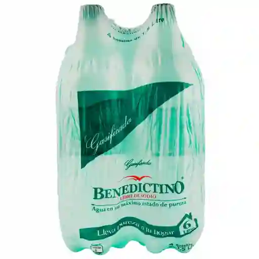 Agua Benedictino Gasificada 1.5 Lts