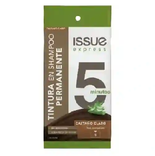 Issue Color Express Tintura Shampoo 5 Min Castaño Claro