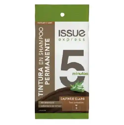 Issue Color Express Tintura Shampoo 5 Min Castaño Claro