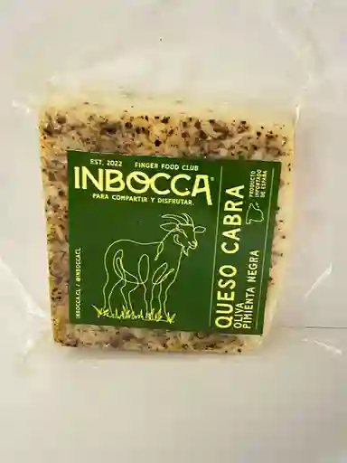 Queso Cabra Oliva Pimienta Negra Inbocca 150 G
