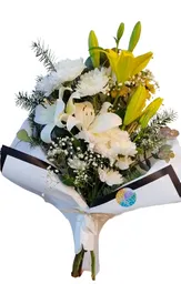 Ramo Liliums Y Maules. Flores Amarillas