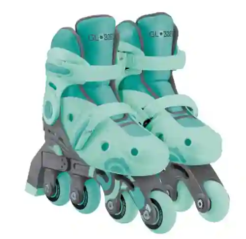 Patines En Línea Infantiles 2 En 1 Globber Verde (talla 26-29)